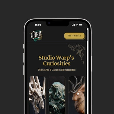 Aperçu du projet Catalogue PWA